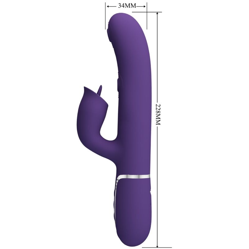 Bonito Amor - Vibrador De Coelho Com Lambida Roxo - Image 2