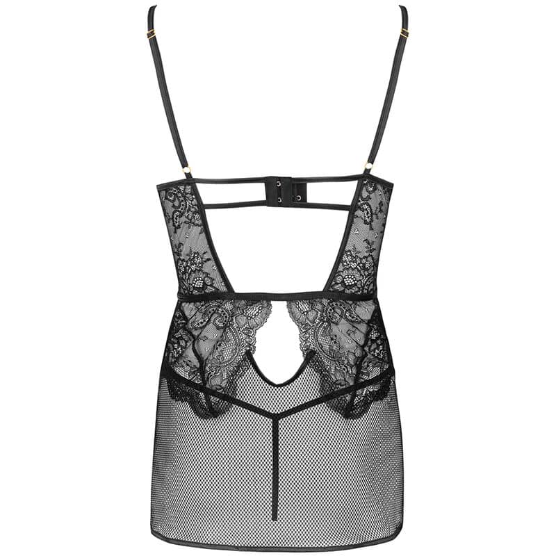 Livco Corsetti Fashion - Camisa Baririn Lc 90633 + Calcinha Preta L/Xl - Image 4