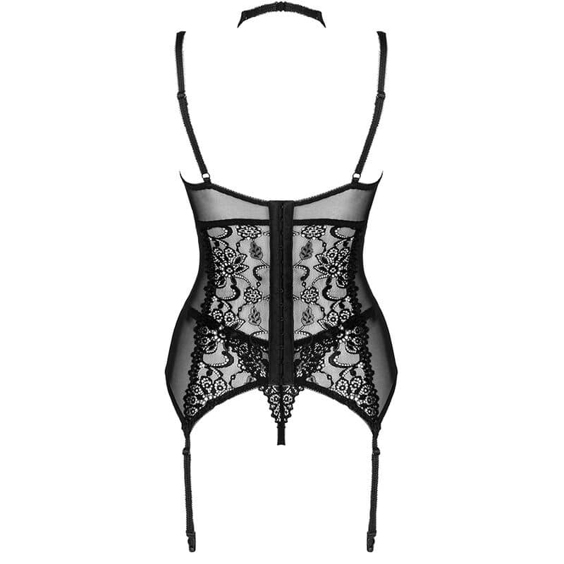 Livco Corsetti Fashion - Coleo Giellandra For The Senses Corset + Calcinha Preta L/Xl - Image 4