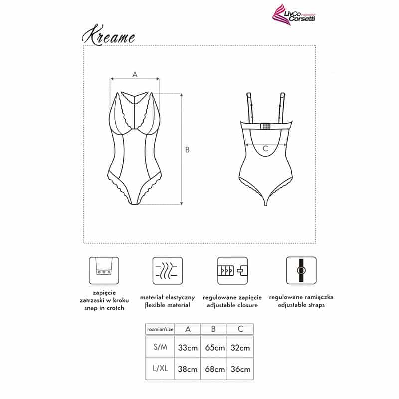 Livco Corsetti Fashion - Kreame Lc 90546 Corpo Preto - Image 5