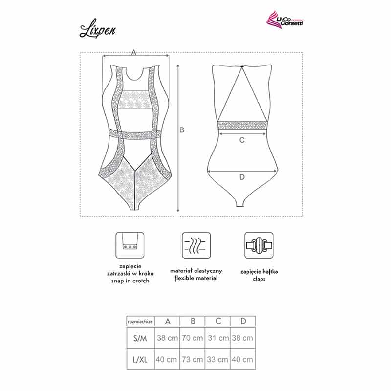 Livco Corsetti Fashion - Lixpen Lc 90612 Corpo Preto - Image 6
