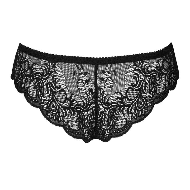 Livco Corsetti Fashion - Love Story Lc 90679 Cala Crotchless Preta L/Xl - Image 3