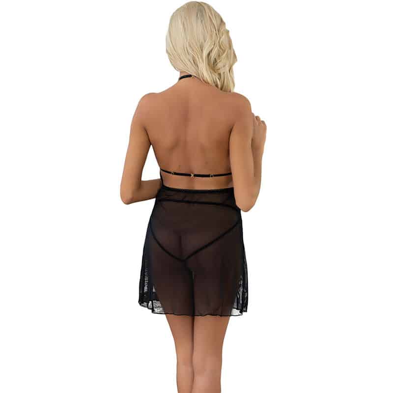 Livco Corsetti Fashion - Camisa Malviami Lc 90625 + Calcinha Preta L/Xl - Image 2