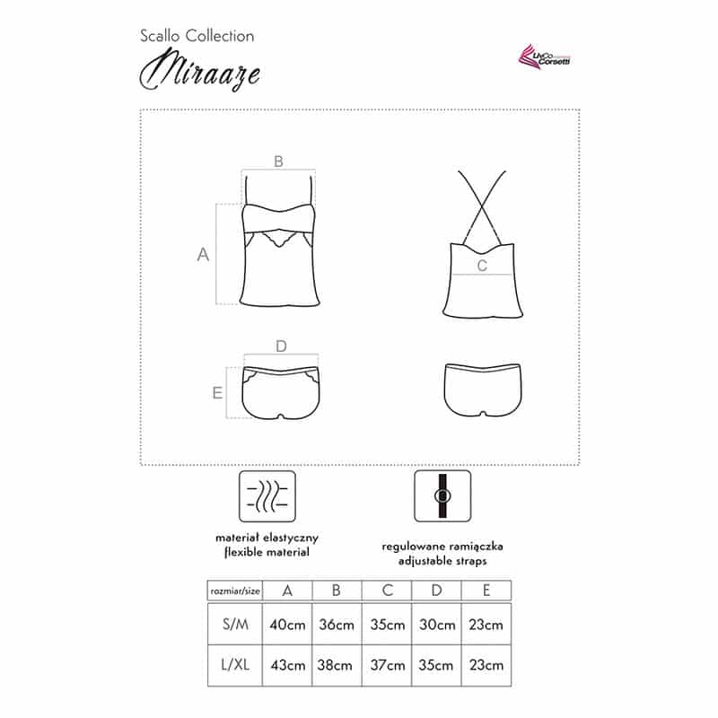Livco Corsetti Fashion - Miraaze Lc 90567 Camisa + Calões Pretos - Image 4