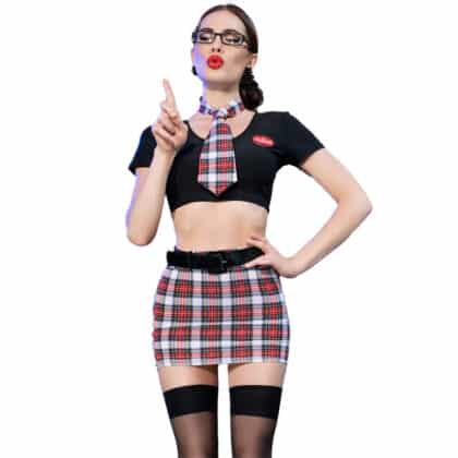 Chilirose - Cr 4425 Traje Escola Preta S/M