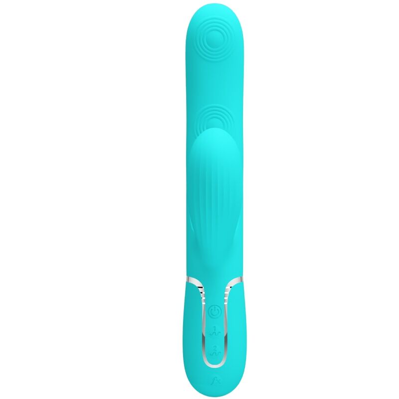 Pretty Love - Perlita Multifuno 3 Em 1 Vibrador G-Spot Aqua Verde - Image 2