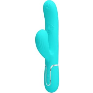 Pretty Love - Perlita Multifuno 3 Em 1 Vibrador G-Spot Aqua Verde