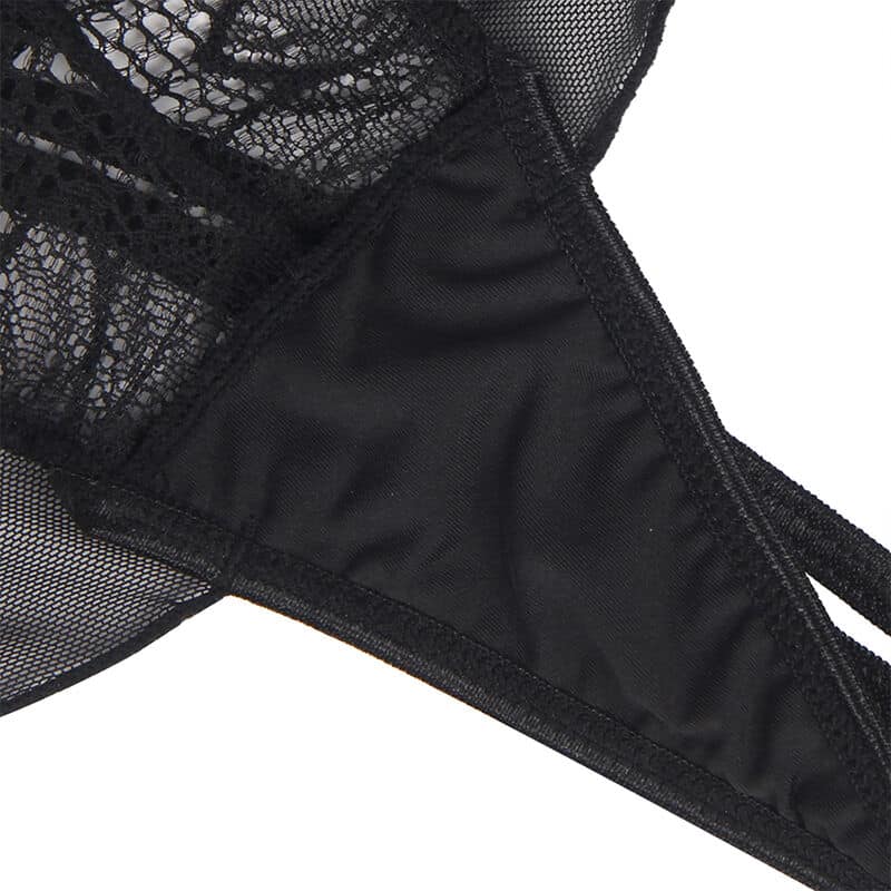 Subblime - Teddy Halter Neck Bare Back Lace Preto L/Xl - Image 10