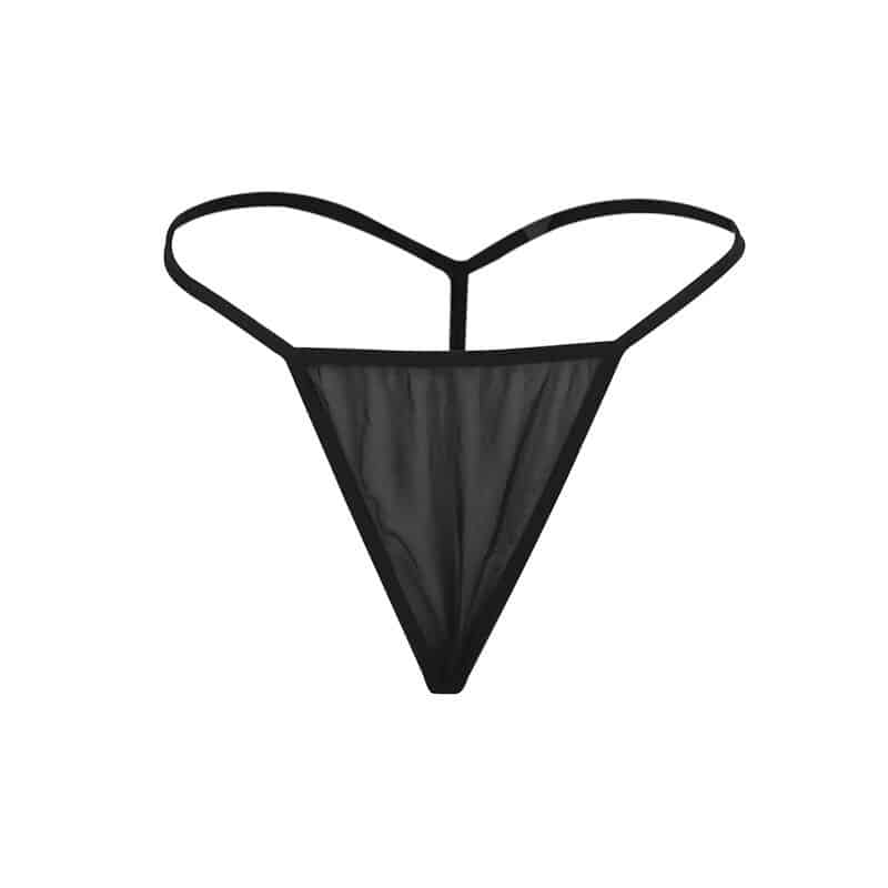 Subblime - Babydoll Tecido De Tule Com Renda E Detalhe Flor Preto S/M - Image 4