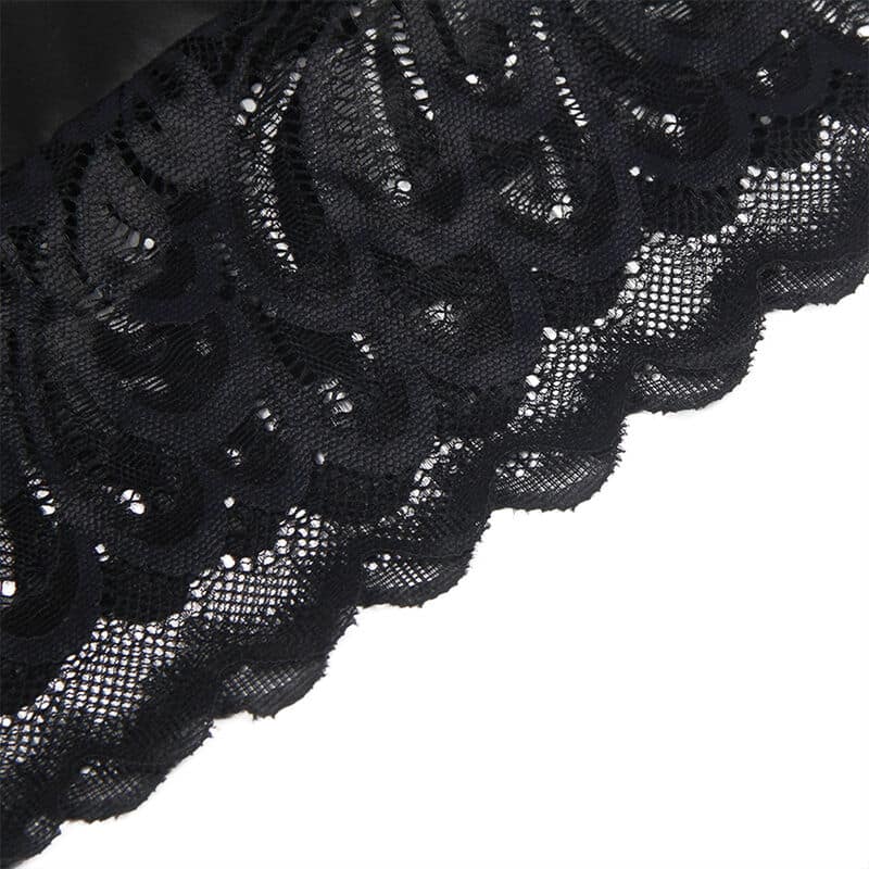 Subblime - Babydoll Com Peito Estampado Floral Preto S/M - Image 10