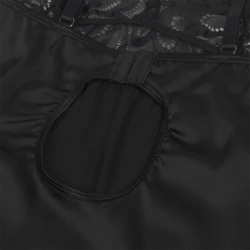 Subblime - Babydoll Com Peito Estampado Floral Preto S/M - Image 13
