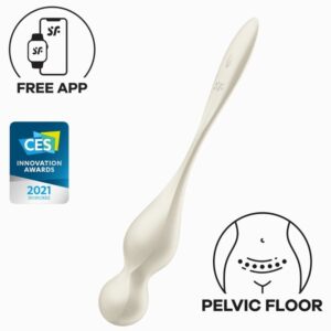 Satisfyer - Bolas Vibratórias De Kegel Love Birds Branco