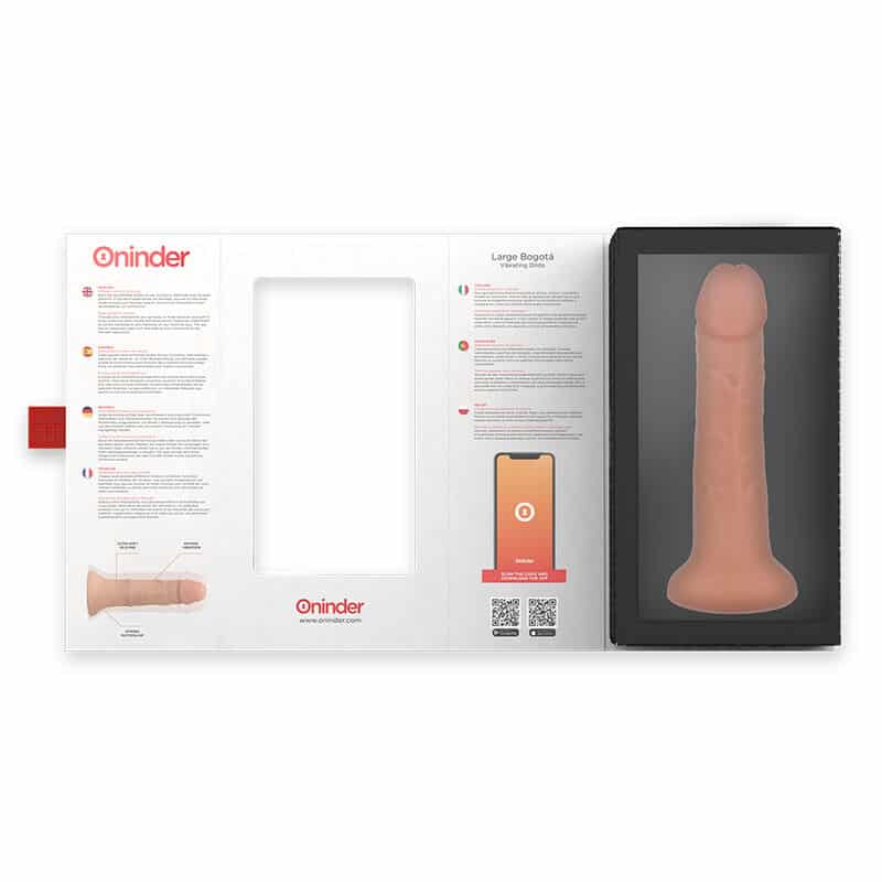 Oninder - Grande Vibrador Bogotá Dildo 9 Velocidades Natural 22 Cm -O- 4,5 Cm - Aplicativo Gratuito - Image 7