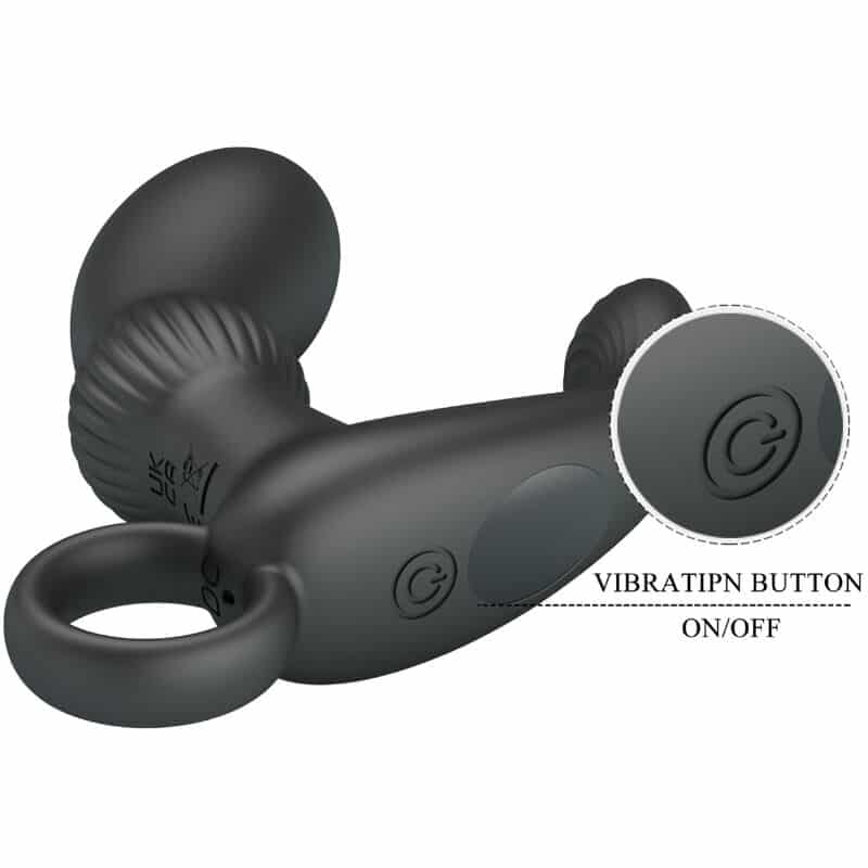 Pretty Love - Cayla Massageador Vibrador Anal Preto - Image 6
