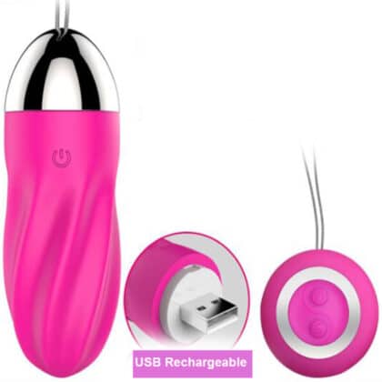 Armony - Ovo Vibrante Espiral Sweety Controle Remoto Rosa