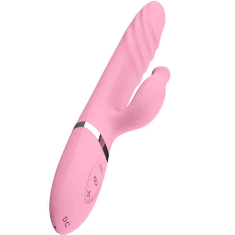 Armony - Vibrador E Thrusting Com Língua De Efeito De Calor Rosa - Image 5