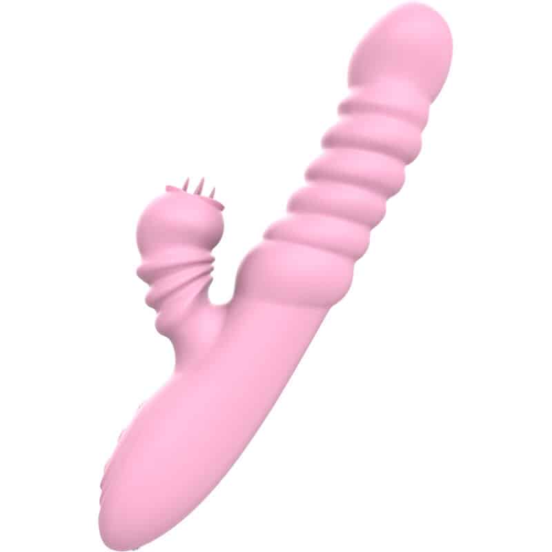 Armony - Vibrador Multifunção Com Efeito De Calor Estimulante De Língua Rosa - Image 3