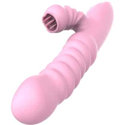 Armony - Vibrador Multifunção Com Efeito De Calor Estimulante De Língua Rosa