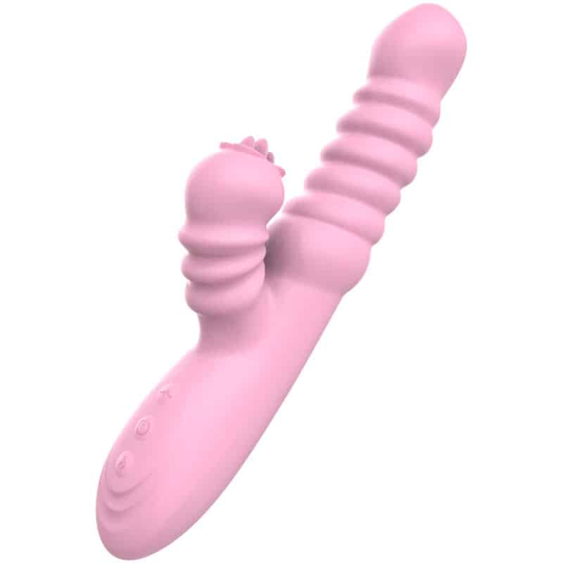 Armony - Vibrador Multifunção Com Efeito De Calor Estimulante De Língua Rosa - Image 5