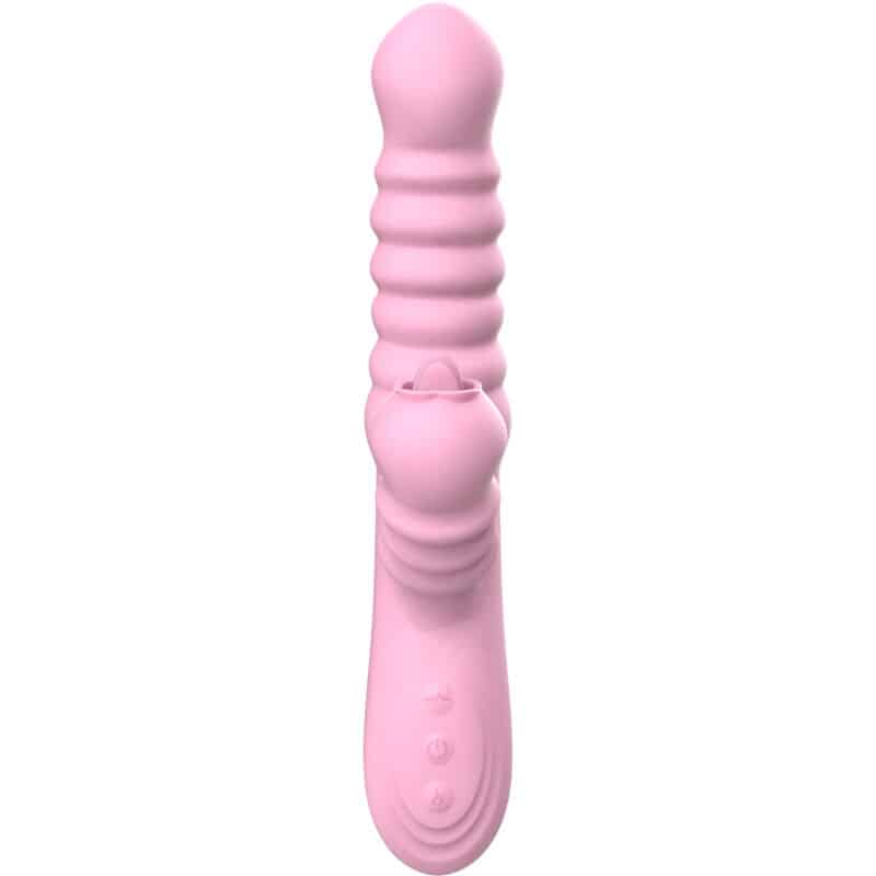Armony - Vibrador Multifunção Com Efeito De Calor Estimulante De Língua Rosa - Image 4