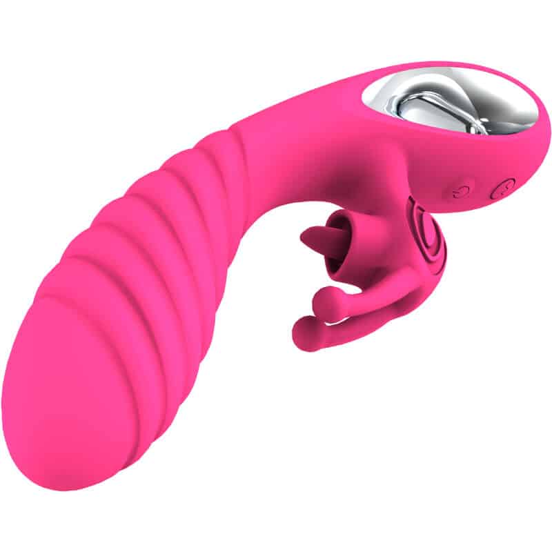 Armony - Vibrador Vicky Coelho Com Língua Fúcsia - Image 4