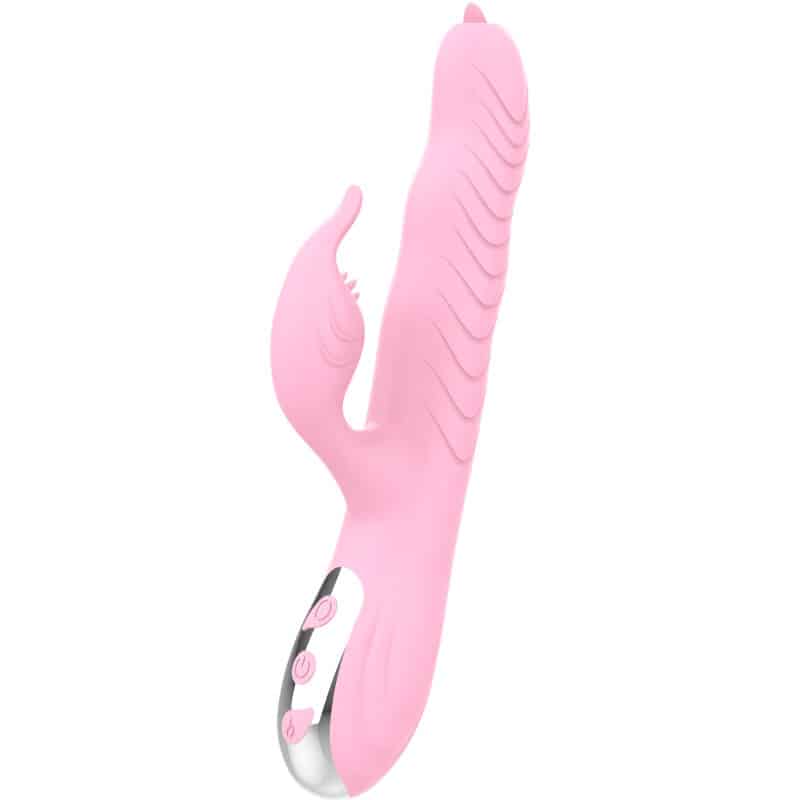 Armony - Marcia Vibrador & Thrusting Dupla Língua Efeito Calor Rosa - Image 4