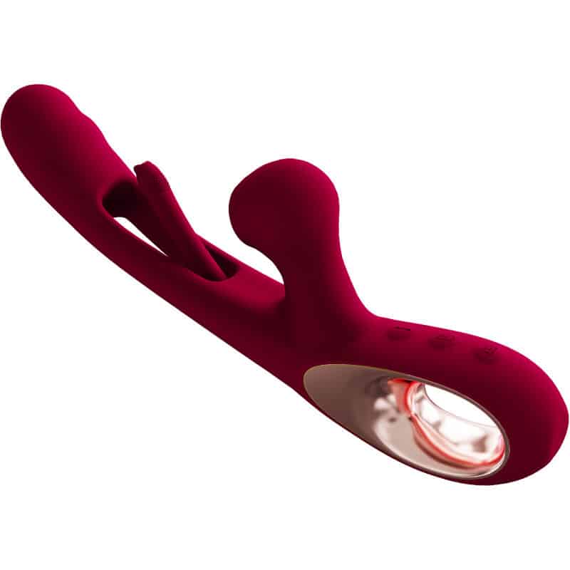 Armony - Vibrador De Impacto Swing E Estimulador Duplo Modelo 2 Bordeaux - Image 3