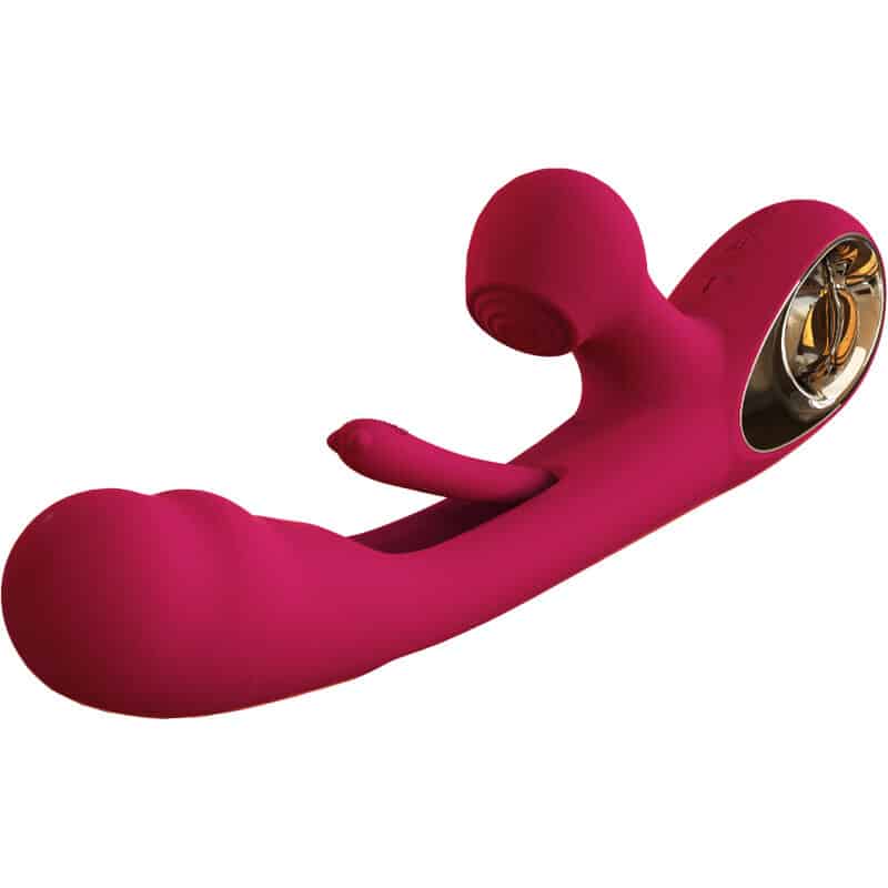 Armony - Vibrador De Impacto Swing E Estimulador Duplo Modelo 2 Bordeaux - Image 5