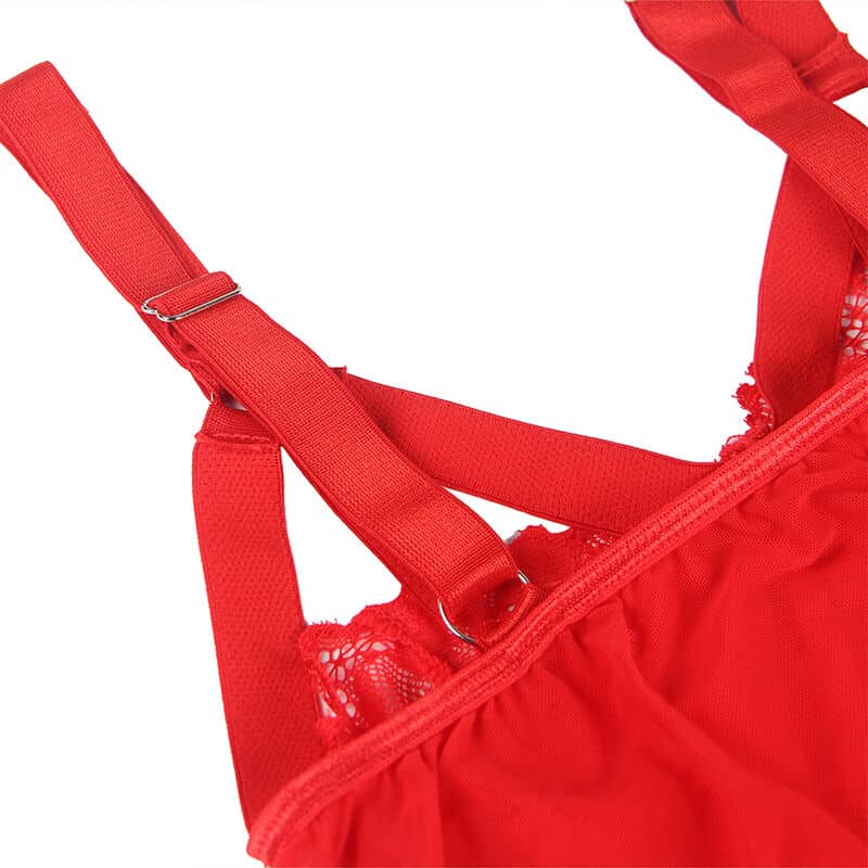 Subblime - Teddy Com Ala Liga Detalhe Peito Vermelho S/M - Image 7