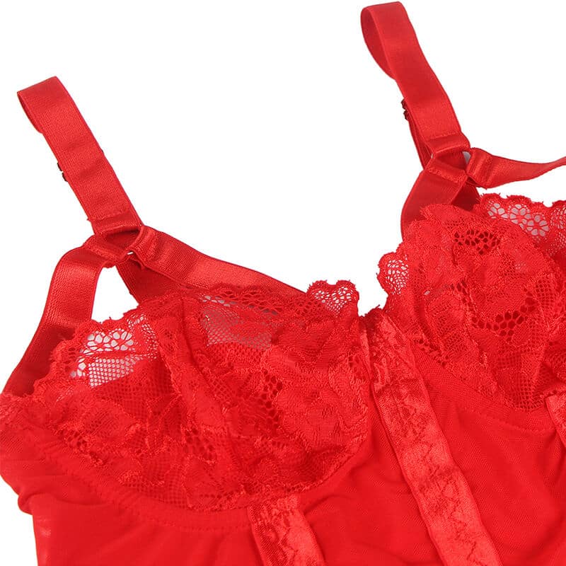Subblime - Teddy Com Ala Liga Detalhe Peito Vermelho S/M - Image 6