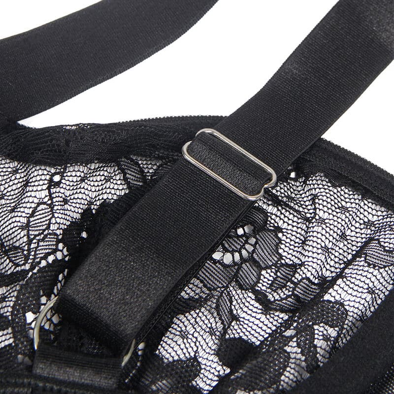 Subblime - Teddy Com Liga Com Detalhe Renda E Tiras Preto L/Xl - Image 9