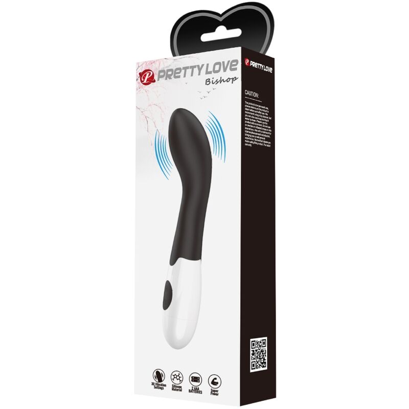 Pretty Love - Bishop Vibrador G-Spot 30 Modos Preto - Image 10