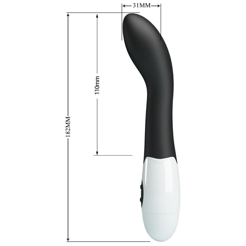 Pretty Love - Bishop Vibrador G-Spot 30 Modos Preto - Image 7