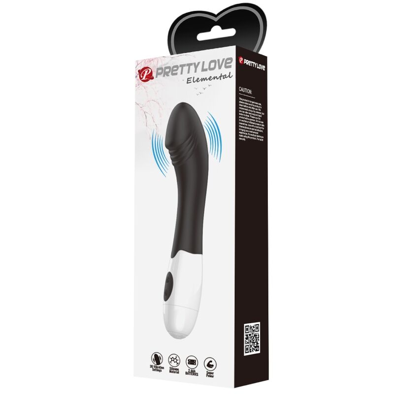 Pretty Love - Elemental Vibrador G-Spot 30 Modos Preto - Image 10