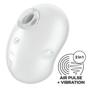 Satisfyer - Cutie Ghost Vibrador Lay-On Branco