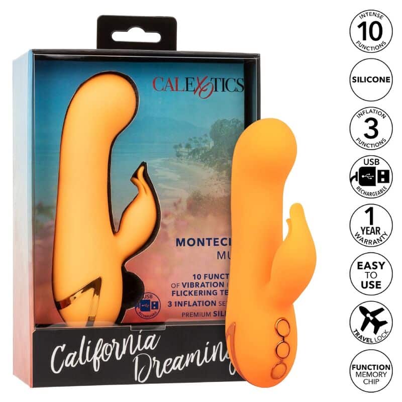 Calexotics - Montecito Muse Vibrador Coelho Laranja Por California Dreaming - Image 9
