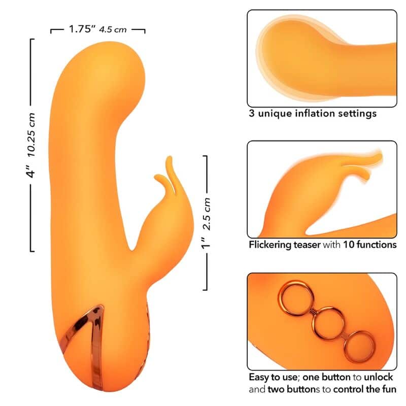 Calexotics - Montecito Muse Vibrador Coelho Laranja Por California Dreaming - Image 7