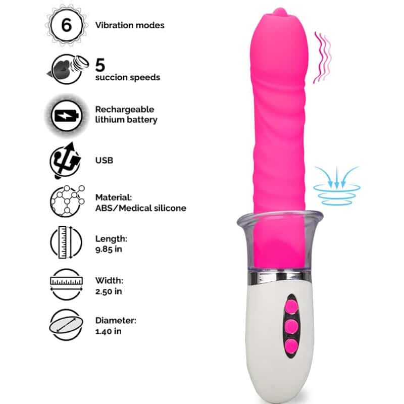 Armony - Vibrador Liberty E Impulso Com Língua