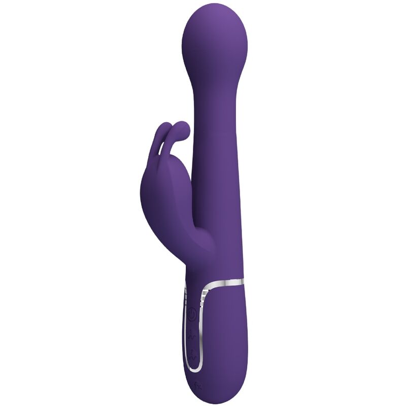 Pretty Love - Dejon Vibrador Coelho 3 Em 1 Multifuno Roxo - Image 2