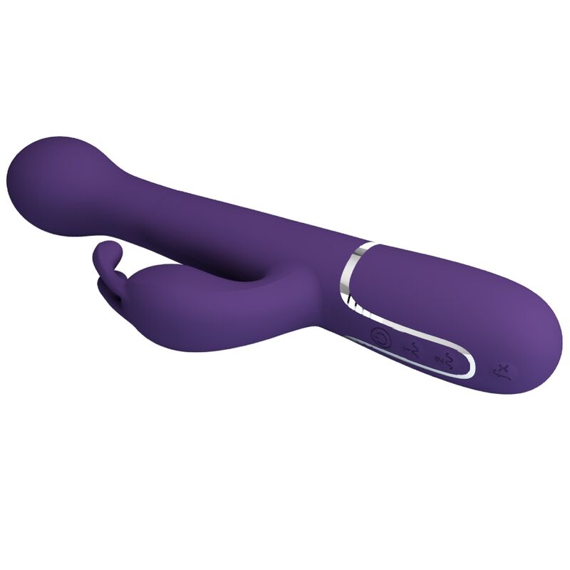 Pretty Love - Dejon Vibrador Coelho 3 Em 1 Multifuno Roxo - Image 5