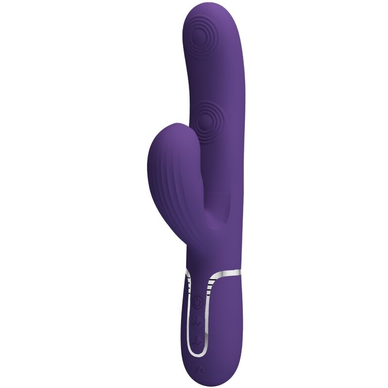 Pretty Love - Perlita Vibrador G-Spot 3 Em 1 Multifuno Roxo - Image 2