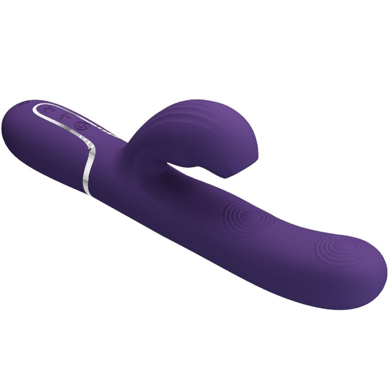 Pretty Love - Perlita Vibrador G-Spot 3 Em 1 Multifuno Roxo - Image 5