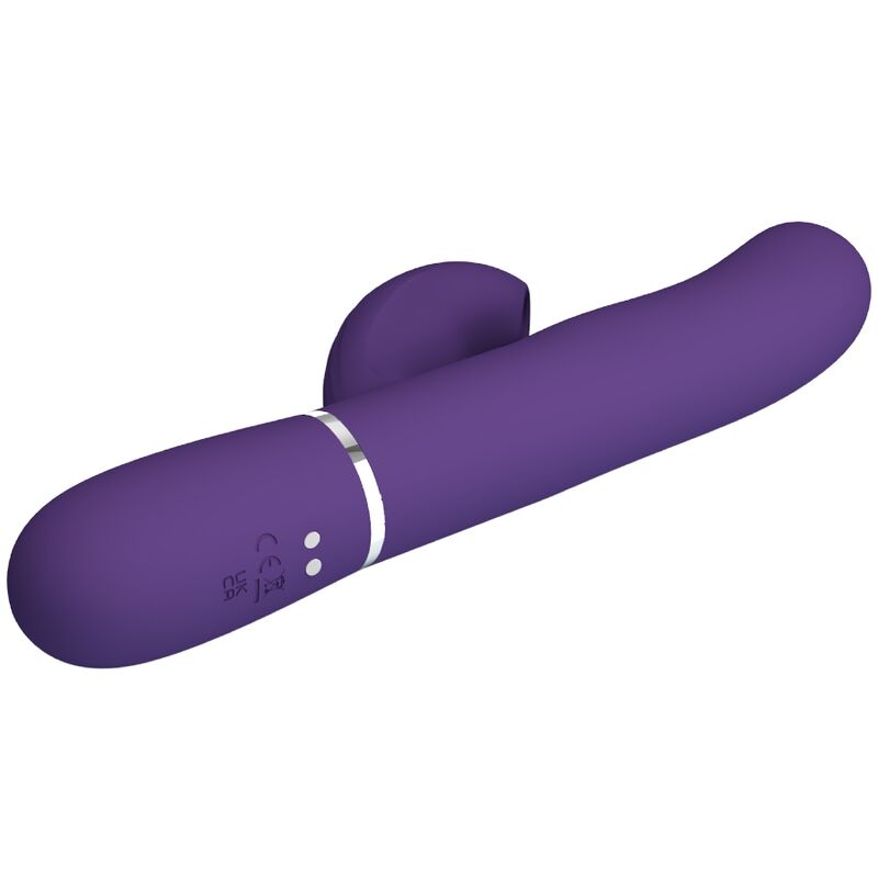 Pretty Love - Perlita Vibrador G-Spot 3 Em 1 Multifuno Roxo - Image 7