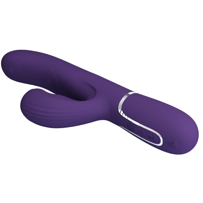 Pretty Love - Perlita Vibrador G-Spot 3 Em 1 Multifuno Roxo - Image 6