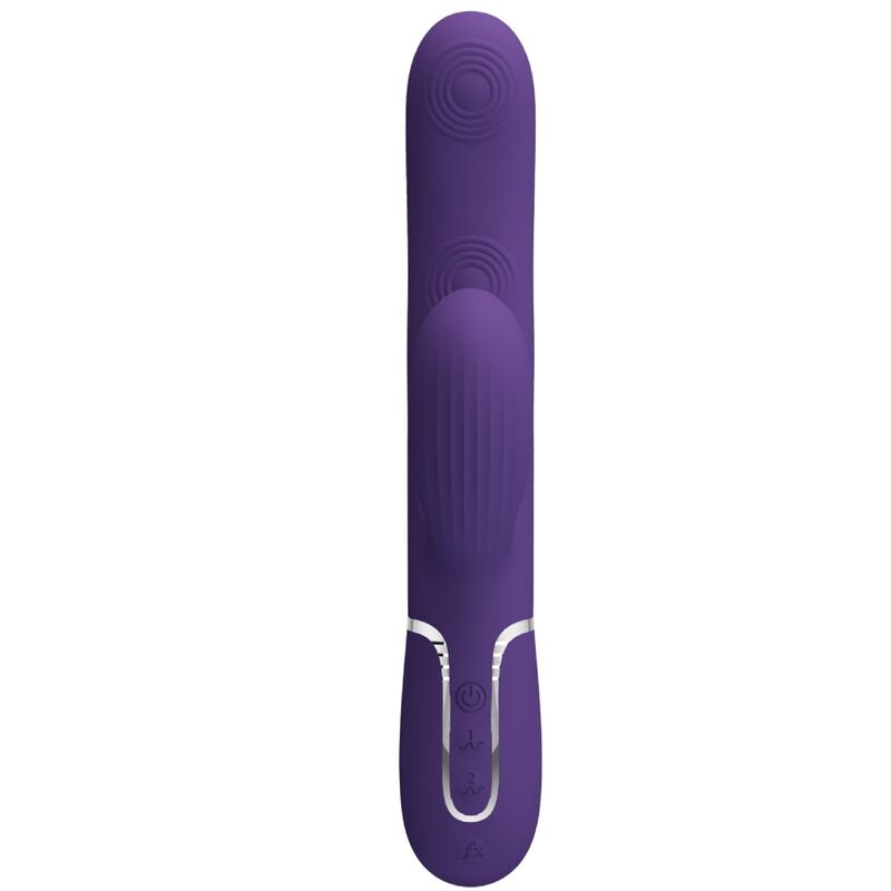 Pretty Love - Perlita Vibrador G-Spot 3 Em 1 Multifuno Roxo - Image 3