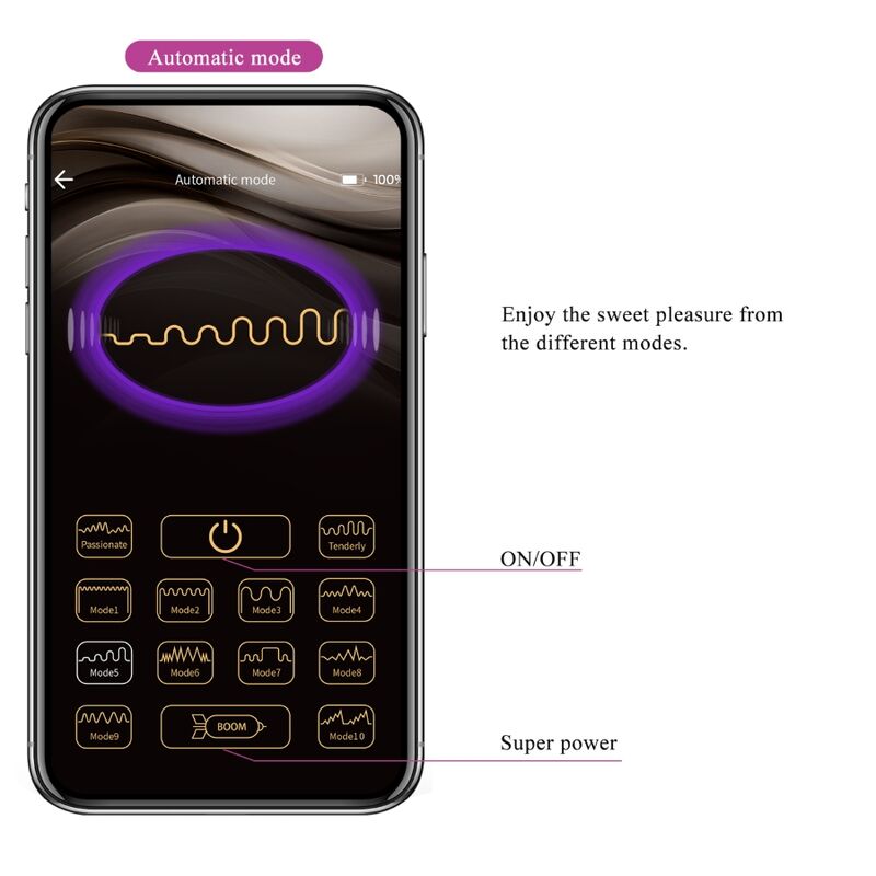 Pretty Love - Hector Electroshock Vibrador Aplicativo Gratuito Violeta - Image 15
