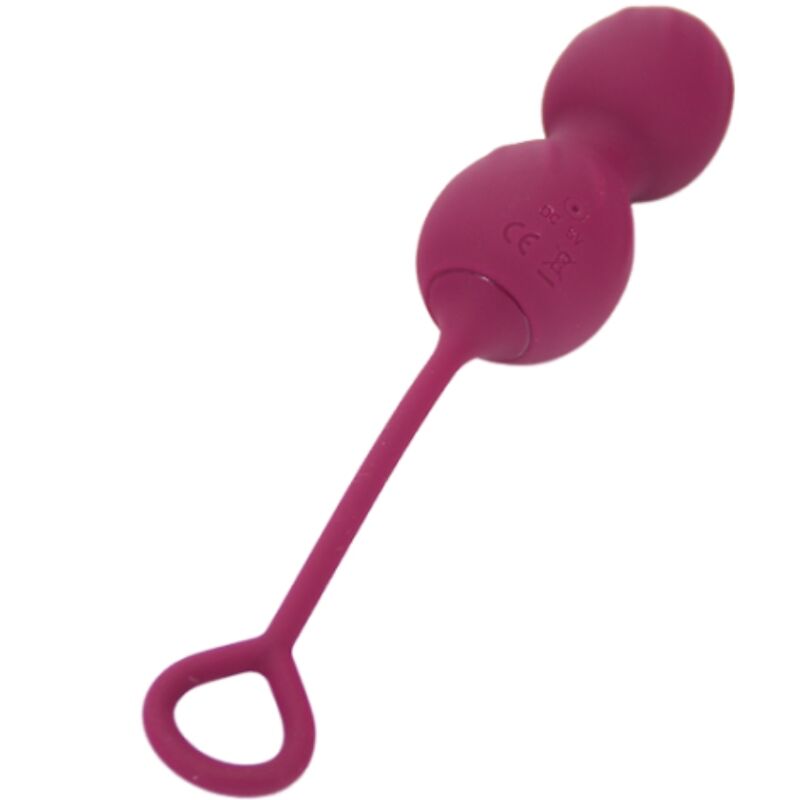 Armony - Blossoms Vaginal Dumbbell Vibração Controle Remoto 10 Vibrações Vermelho Escuro - Image 5