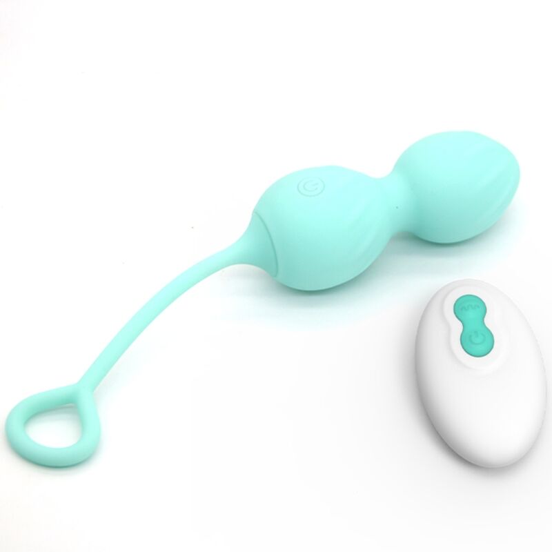 Armony - Blossoms Vaginal Dumbbell Vibração Controle Remoto 10 Vibrações Verde