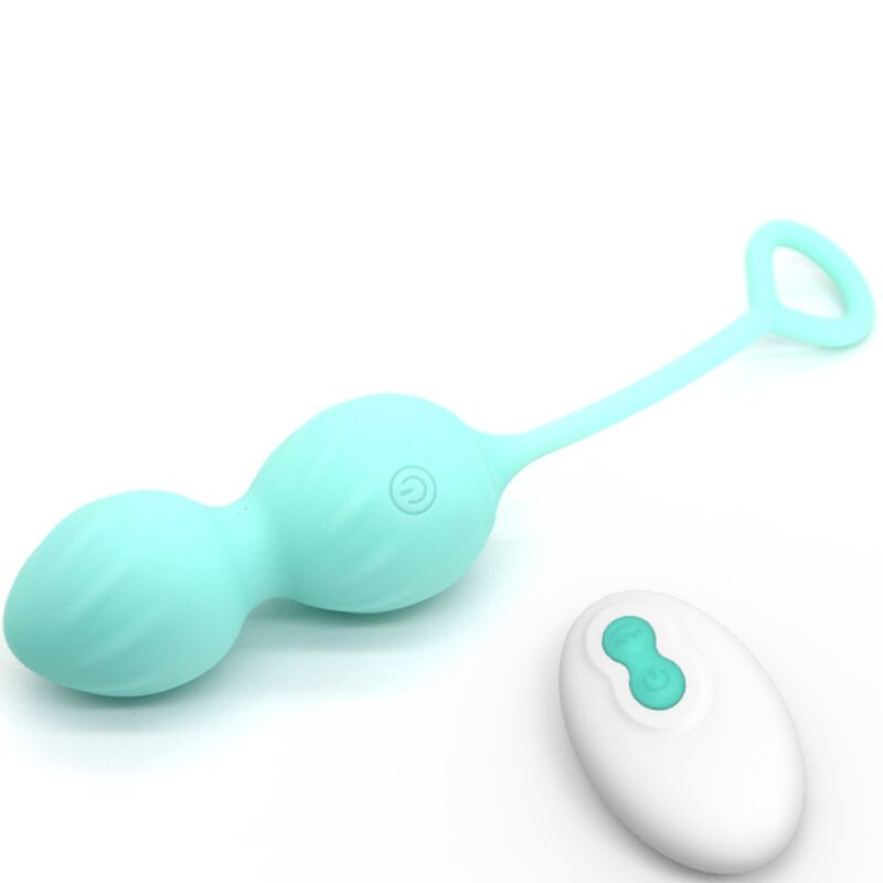 Armony - Blossoms Vaginal Dumbbell Vibração Controle Remoto 10 Vibrações Verde - Image 4