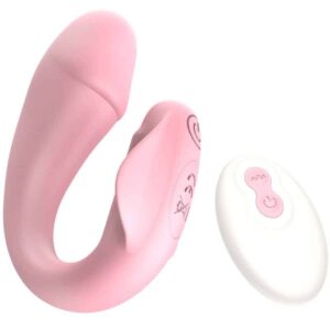 Armony - Freshfun Cici Stap-On Vibrador Controle Remoto E Aplicativo 10 Vibrações Rosa